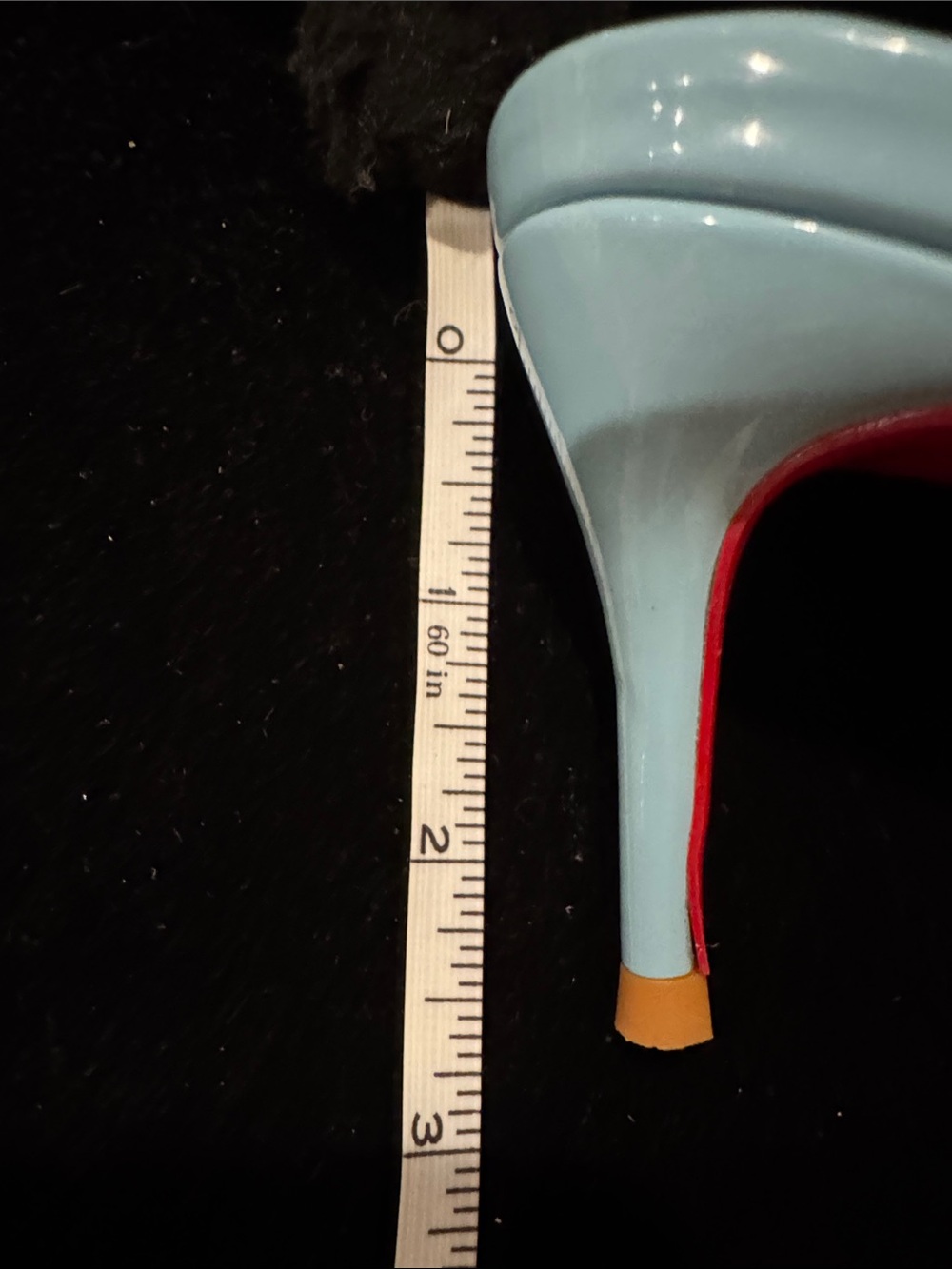 Christian Louboutin Red Bottoms Tiffany Blue Patent Leather Kitten Heels - Picture 11 of 14